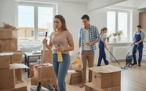 Move-In / Move-Out cleaning service - professional deep cleaning for moving